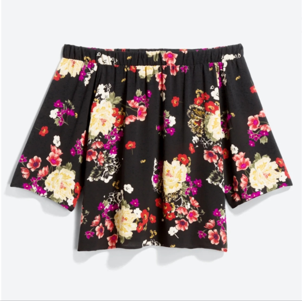 Floral Off The Shoulder Top